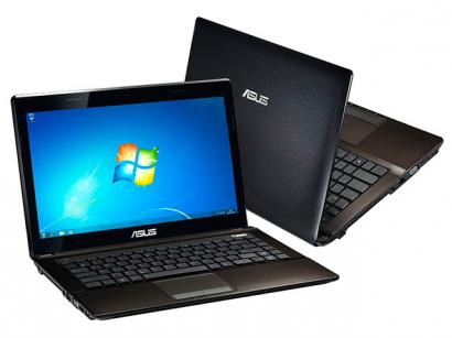 Notebook Asus K43E-VX259R c/ Intel® Core i5 - 4GB 750GB LED 14 Windows 7 HDMI